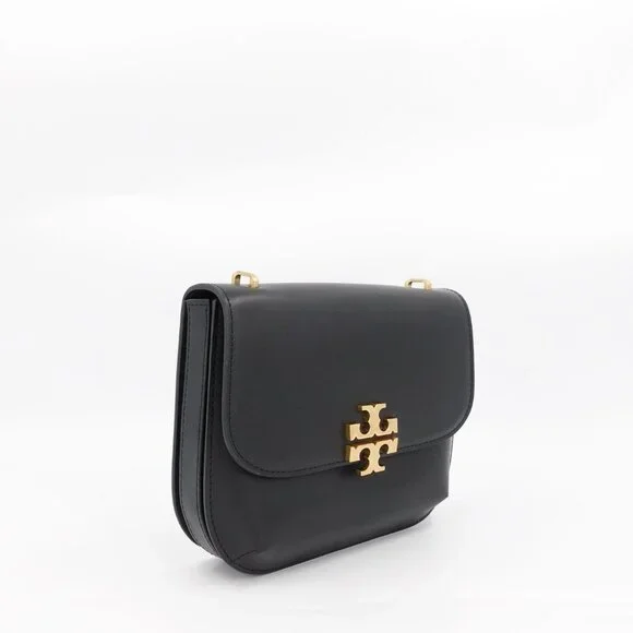 Tory Burch Eleanor Slim Saddlebag Black OS - Picture 5 of 16